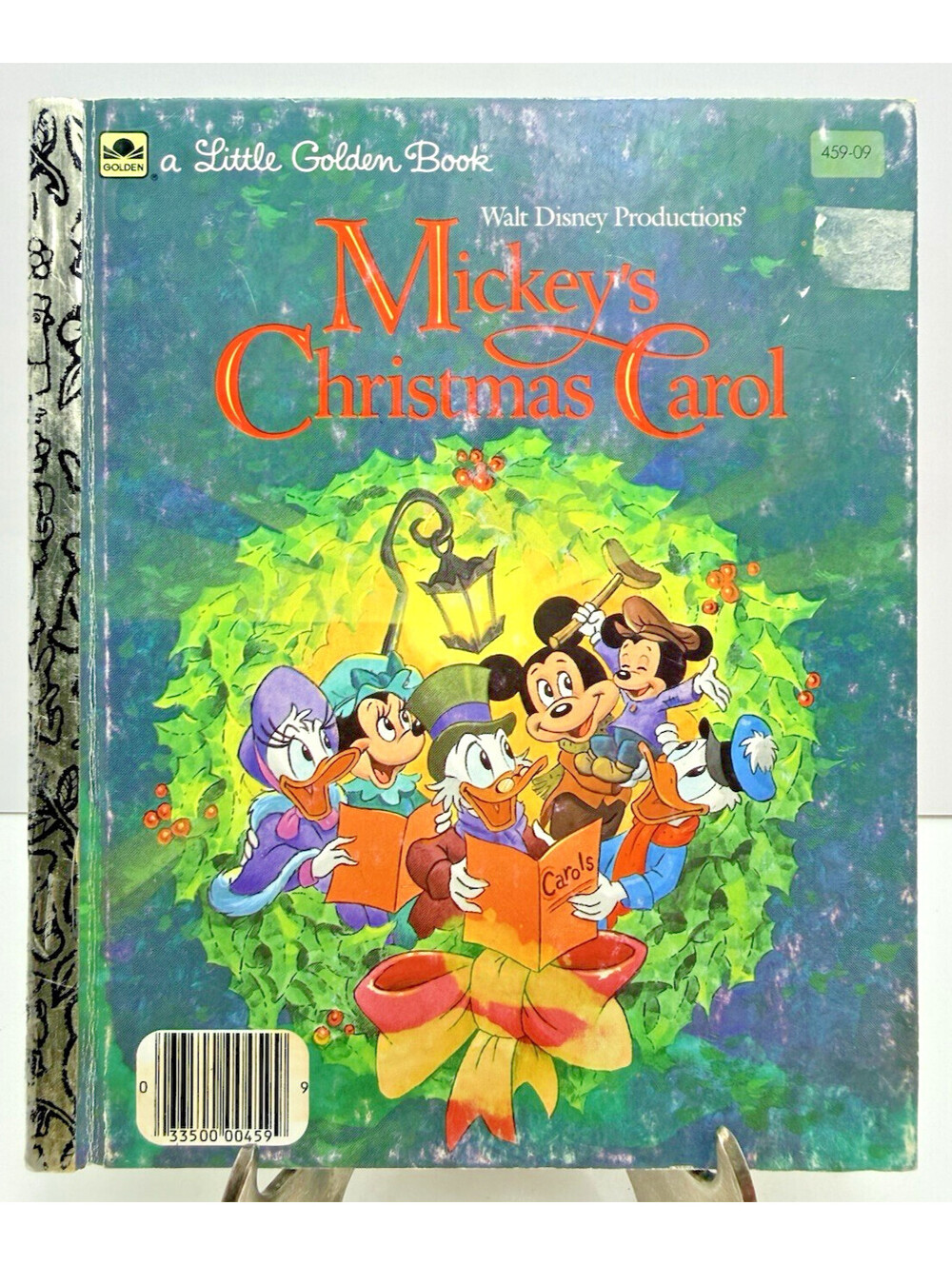 Vtg 1983 Mickey's Christmas Carol Little Golden Book Childrens Kids Walt Disney